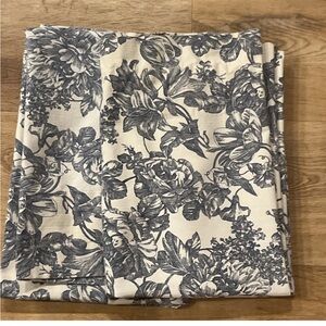 Waverly Garden Room Blue Toile Curtains 60" x 40" 2 Panels Vintage